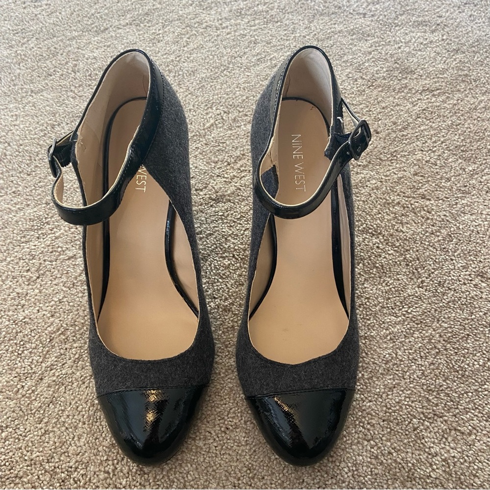 Nine West ankle strap heels
